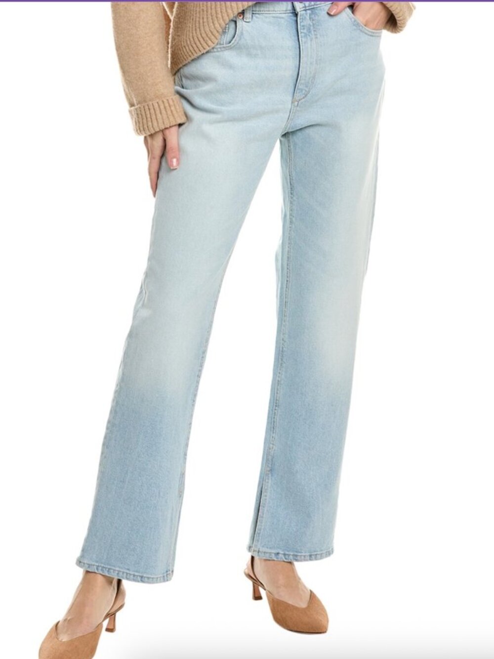NWT Light Wash Spring DL1961 Patti Straight High Rise Jeans